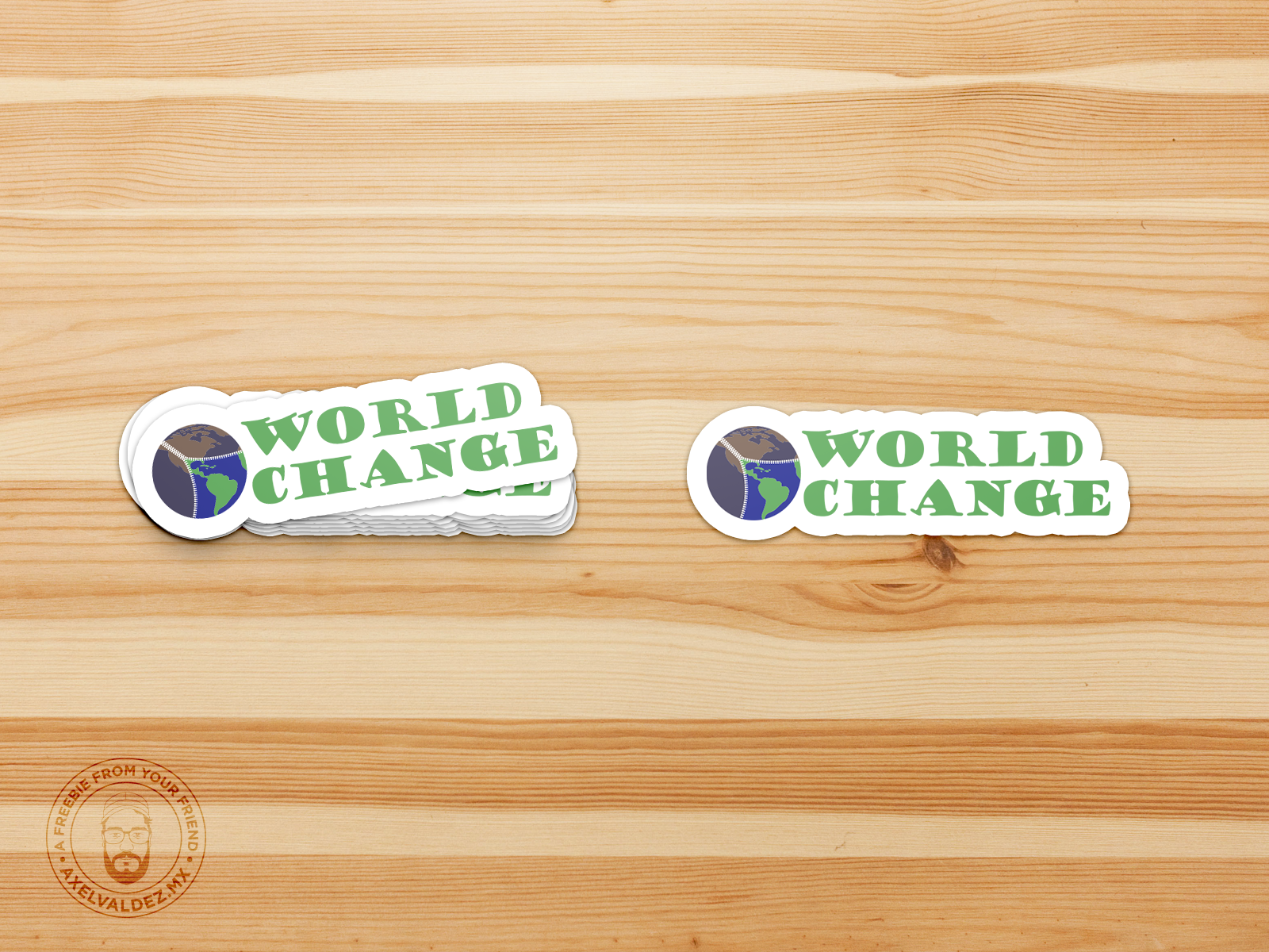 World Change Stickers