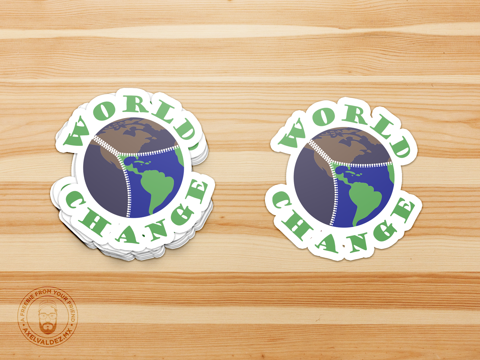 World Change Stickers